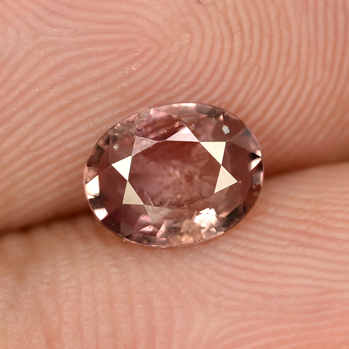 Genuine Padparadsha Sapphire 1.04ct 7.3x5.8x2.7mm SI1 Madagascar 