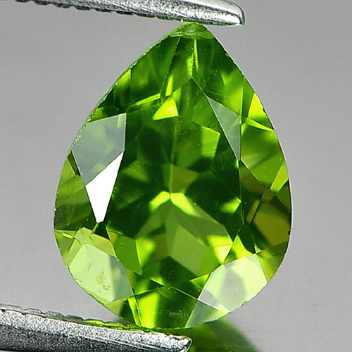 Genuine 100% Natural Peridot 1.78ct 9.0 x 7.0mm Pear VS1 Clarity