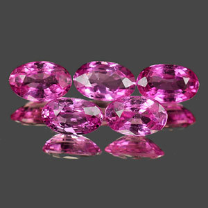 Genuine 100% Natural PINK SAPPHIRE .30ct 5.1 x 3.2 x 2.3mm Oval