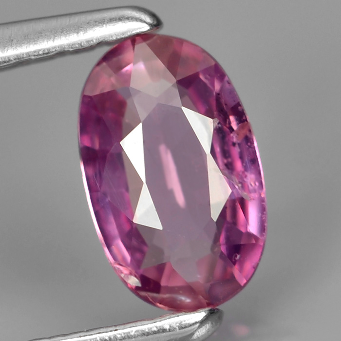 Genuine 100% Natural Pink Sapphire .43ct 6.0 x 3.8mm Oval SI1 Clarity