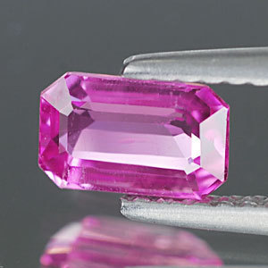Genuine Pink Sapphire .97ct (Cert) 6.8 x 4.2mm VS1