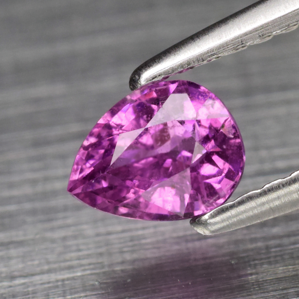 Genuine 100% Natural Pink Sapphire .58ct 5.5 x 4.2mm Pear SI1 Clarity