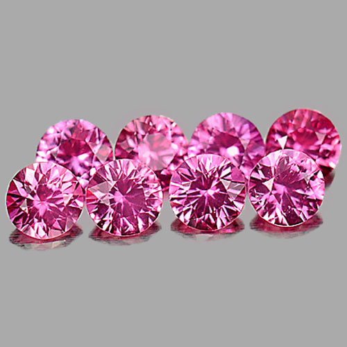 Genuine Pink Sapphire 0.17ct 3.4x3.4x2.2mm VVS Madagascar
