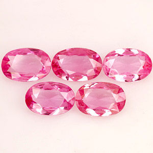 Genuine Pink Sapphires 0.44ct VVS1 6.1 x 4.1 x 1.8mm Madagascar VVS1