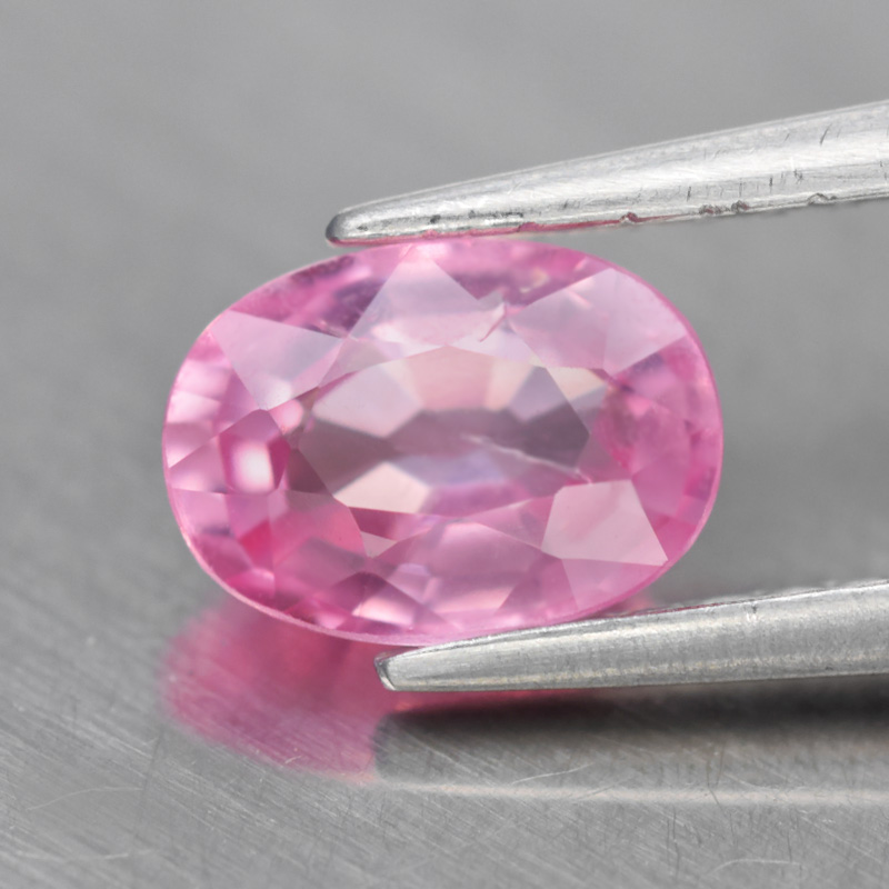 Genuine 100% Natural Pink Spinel 0.91ct 6.5x4.7x3.2mm SI1 Tanzania