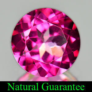 Genuine Pink Topaz 1.52ct 7.0 x 7.0mm Brazil IF