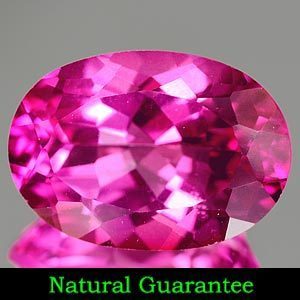 Genuine Pink Topaz 2.16ct 9.0 x 7.1 x 4.6mm Brazil IF