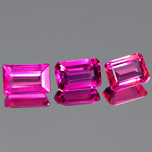 Genuine 100% Natural PINK TOURMALINE .60ct 6.4 x 4.2 x 2.8mm Octagon