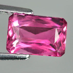 Genuine 100% Natural Pink Tourmaline .97ct 7.0 x 4.9 x 3.3mm Octagon