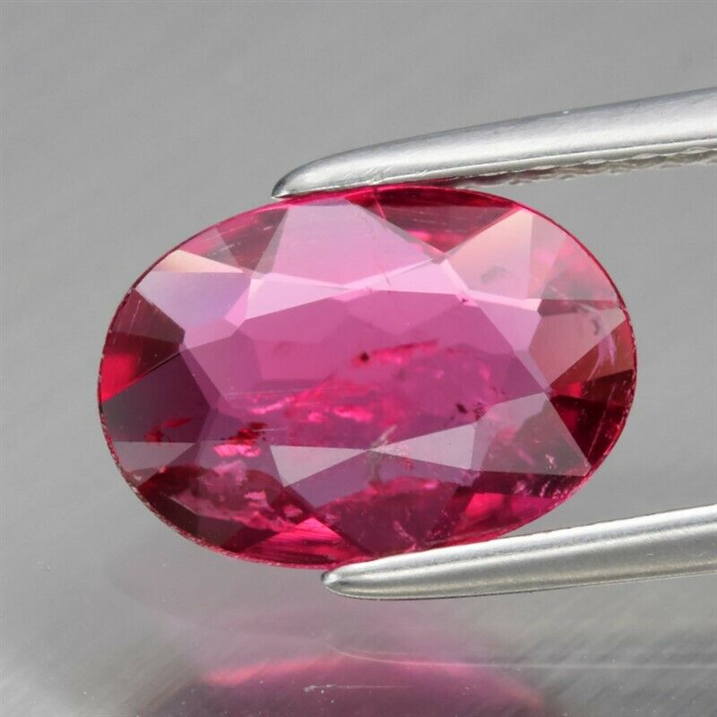 Genuine 100% Natural Pink Tourmaline 1.01ct 9.0 x 6.4mm Oval SI1 Clarity
