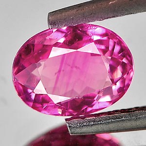 Genuine 100% Natural Pink Tourmaline 1.17ct 7.5 x 5.8mm Oval VS1 Clarity