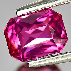 Genuine 100% Natural Pink Tourmaline 1.36ct Octagon 6.7x5.1x4.6 VVS Nigeria