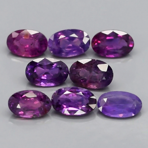 Genuine 100% Natural Purple Sapphires 0.27cts VS1 5x3mm Tanzania 