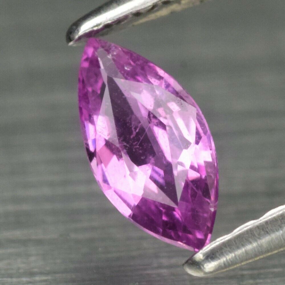 Genuine 100% Natural Purple Sapphire .33ct 6.8 x 3.2mm Marquise Cut SI1 Clarity