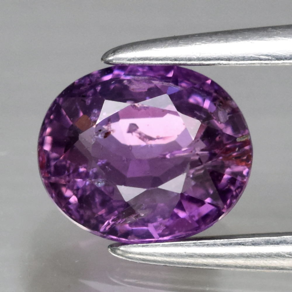 Genuine 100% Natural Purple Sapphire .83ct 6.0 x 5.0mm Oval SI1 Clarity
