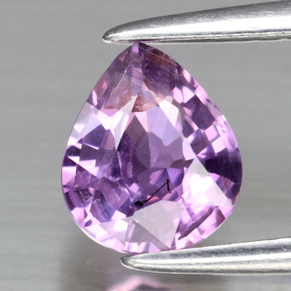 Genuine 100% Natural Purple Sapphire .87ct 6.4 x 5.4mm Pear SI1 Clarity