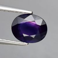 Genuine Purple Sapphire .98ct 6.8 x 5.5mm Thailand SI1