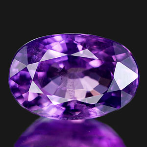 Genuine 100% Natural PURPLE SAPPHIRE 1.00ct 6.7 x 4.5 x 3.5mm Oval (Certified)