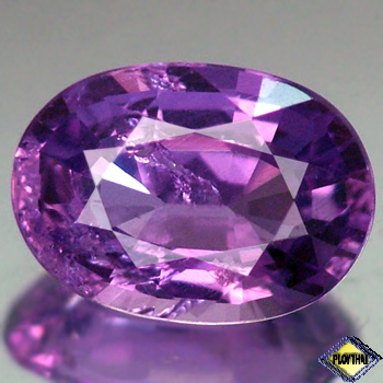 Genuine 100% Natural Purple Sapphire 1.05ct 7.1 x 5.4 x 3.1mm Oval (Certified)