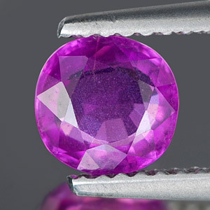 Genuine 100% Natural Purple Sapphire 1.07ct 6.1 x 6.0mm Round Cut SI1 Clarity