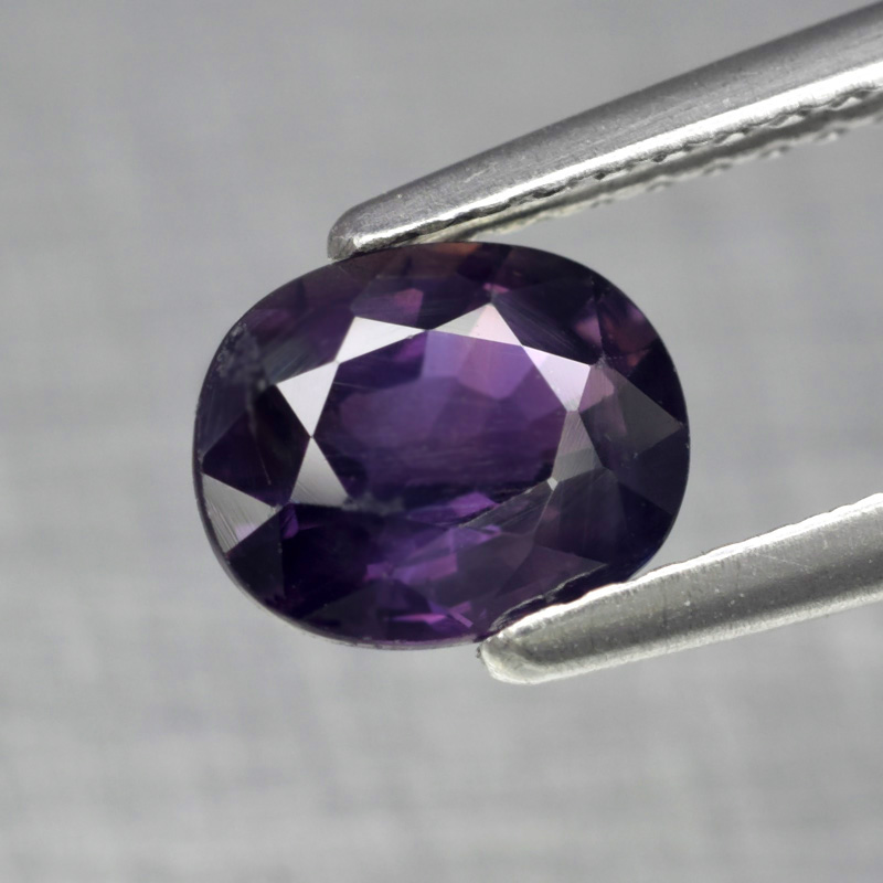 Genuine 100% Natural Purple Sapphire 1.21ct 6.8 x 5.5mm SI1 Clarity Madagascar