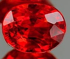 Genuine RED SAPPHIRE .46ct 5.2 x 4.3 x 2.0mm Oval