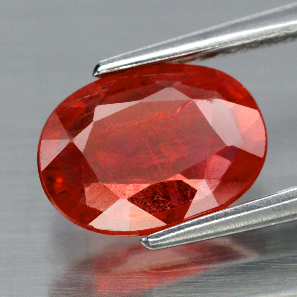 Genuine Red Sapphire 1.26ct 8.4 x 6.0mm Oval SI1 Clarity