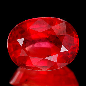 Genuine Red Sapphire 1.52ct 7.6 x 5.8 x 3.8mm SI