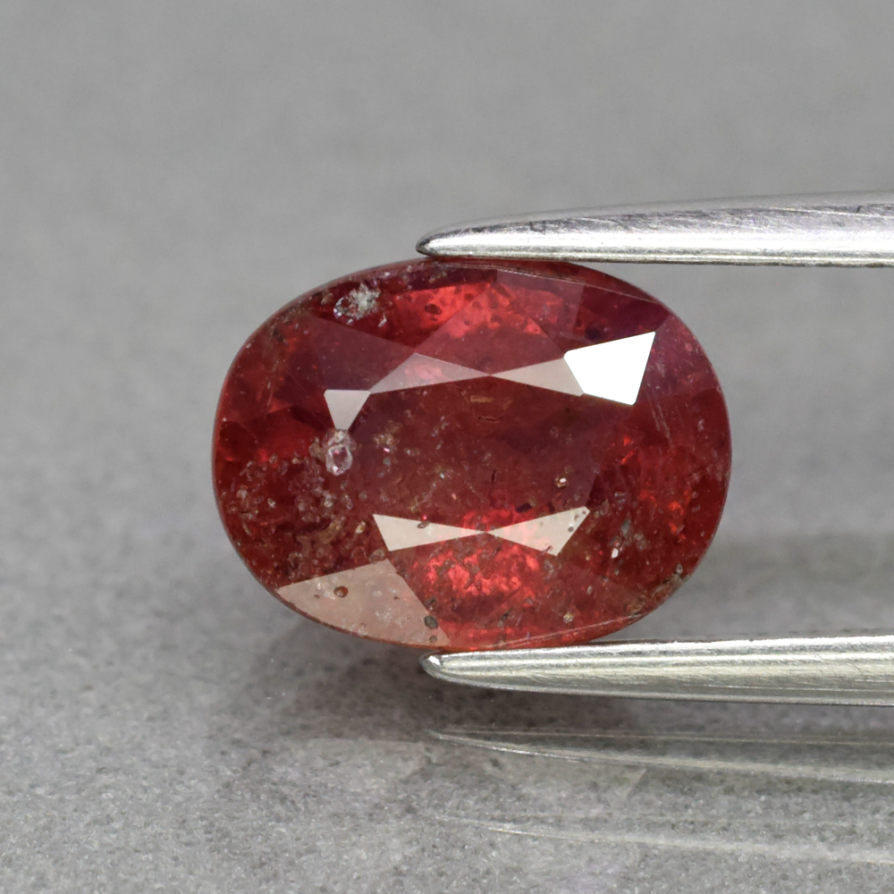 Genuine 100% Natural Red Sapphire 2.40ct 8.5 x 6.5mm Oval SI2 Clarity