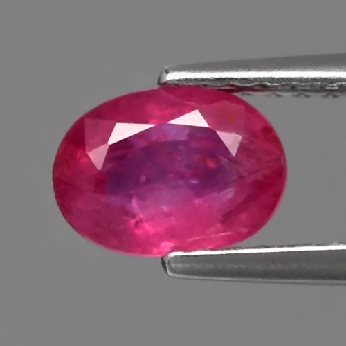 Genuine 100% Natural RUBY .91ct 7.0 x 5.0mm SI2 Clarity Oval