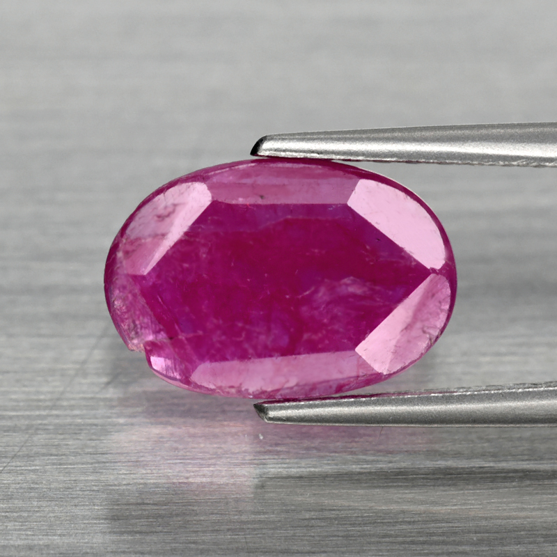 Genuine 100% Natural Ruby .97ct 9.7x6.7x1.3mm SI2 Mozambique