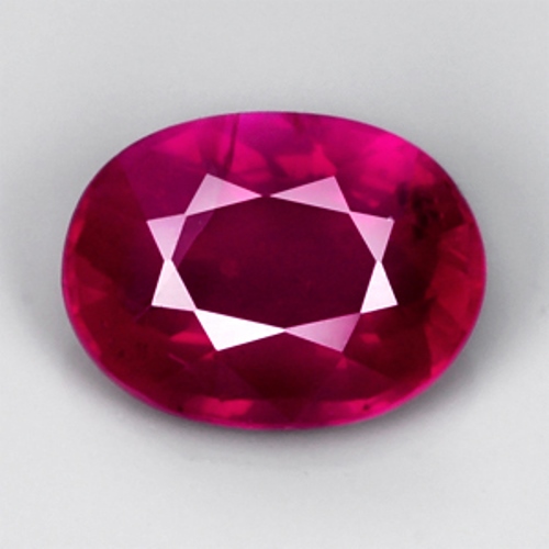 Genuine 100% Natural Ruby 1.00ct 6.7 x 5.0mm Mozambique SI1