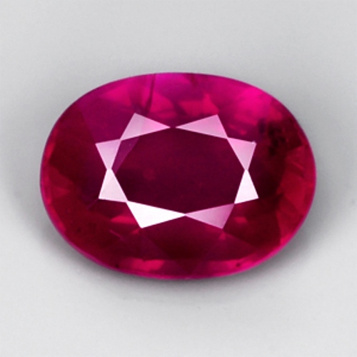 Genuine Ruby 1.08ct 7.0 x 5.0mm Oval SI1 Clarity