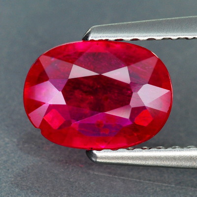 Genuine RUBY 1.27ct 8.1 x 6.0 x 2.6mm Oval