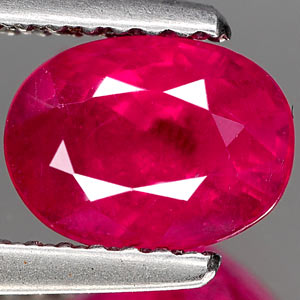 Genuine RUBY 1.62ct 7.8 x 5.8 x 4.3mm Oval