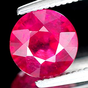 Genuine RUBY 1.64ct 6.8 x 6.8 x 4.1mm Round