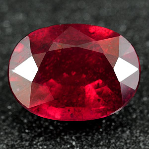 Genuine RUBY 1.64ct 8.3 x 6.1 x 3.5mm Oval