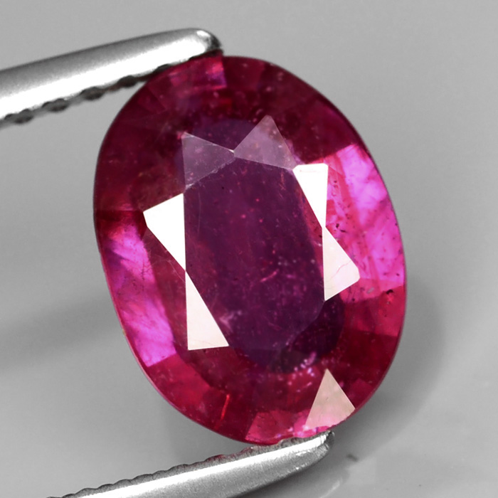 Genuine Ruby 1.71ct 9.0x6.7x2.9mm SI2 Mozambique