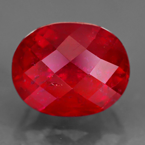 Genuine RUBY 1.88ct 7.0 x 5.8 x 5.6mm Oval/Fancy Cut