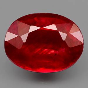 Genuine Ruby 1.91ct 8.1 x 6.1mm Oval SI Clarity