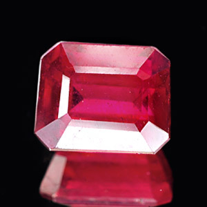 Genuine RUBY 1.94ct 7.2 x 5.8 x 4.2mm Octagon