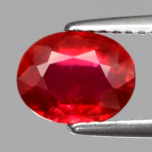 Genuine Ruby 1.97ct 8x6x3.9mm SI1 Mozambique