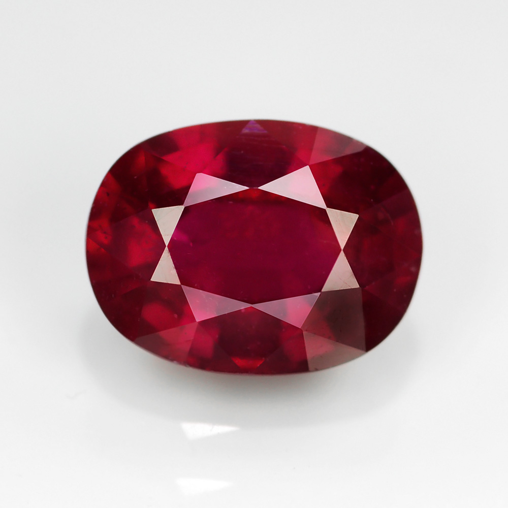 Genuine Ruby 2.41ct 8.8 x 6.7mm Oval SI2 Clarity