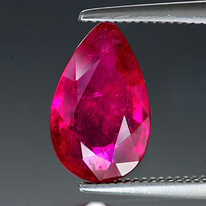 Genuine RUBY 2.71ct 11.6 x 7.1 x 3.7mm Pear