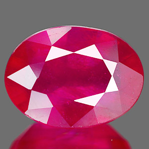 Genuine RUBY 2.94ct 9.0 x 6.8 x 4.7mm Oval