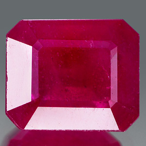 Genuine RUBY 3.10ct 8.5 x 7.1 x 4.5mm Octagon