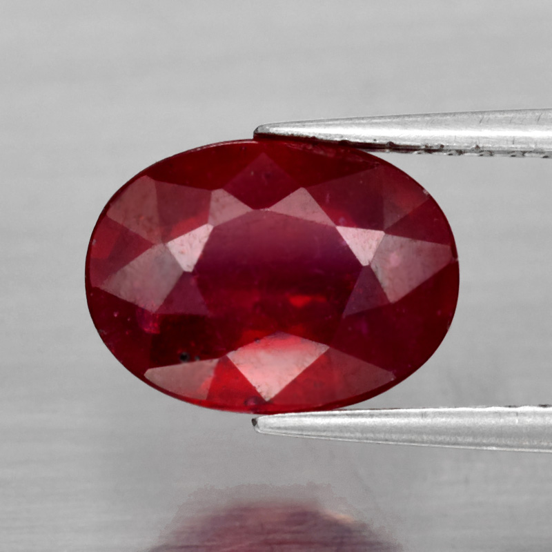Genuine Ruby 3.26ct 9.8x7.3x4.6mm SI1 Mozambique