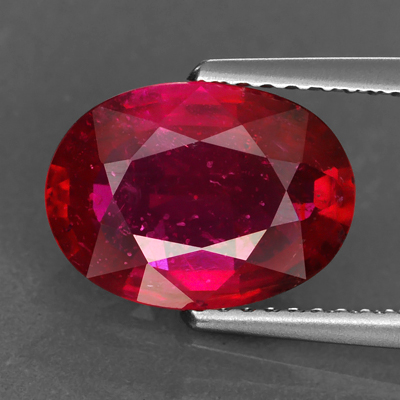 Genuine RUBY 3.52ct 9.3 x 7.8 x 5.2mm Oval