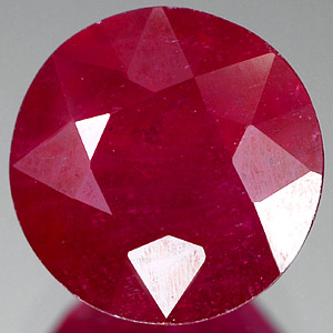 Genuine RUBY 3.56ct 8.6 x 8.6 x 5.5mm Round