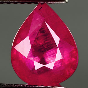 Genuine RUBY 3.62ct 10.4 x 8.3 x 5.2mm Pear